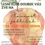 Oslava letošní úrody jablek v Doubku.